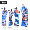 4PCS PU Leather Camouflage Waterproof Thicken Lining Golf Putter Head