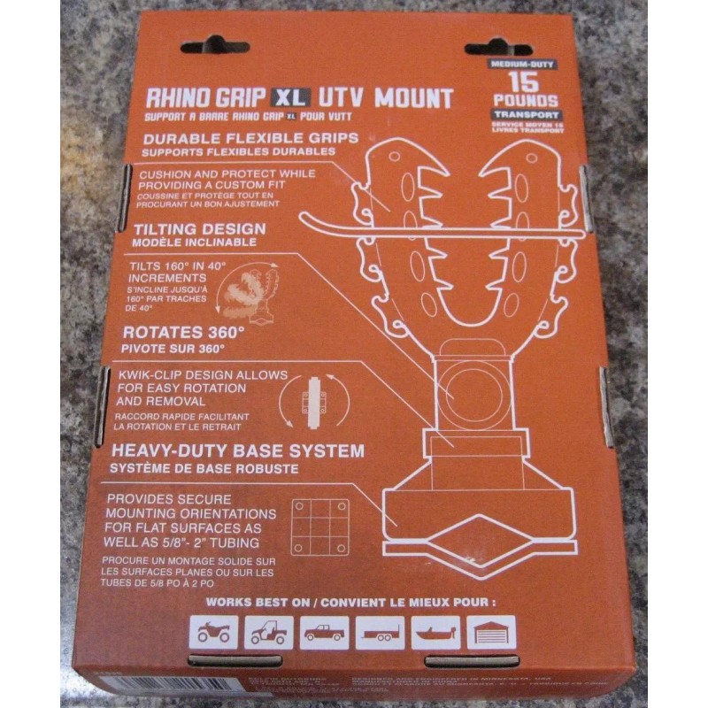KOLPIN Rhino Grip XL UTV Mount 21535 NEW Durable Flexible