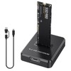 NVME to USB Docking Station, M.2 to USB Adapter Portable