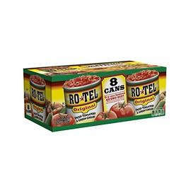 Ro-Tel Diced Tomatoes & Green Chilies (10 Ounce, 8 Count) (2 Pack)