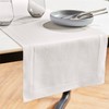 Solino Home Linen White Table Runner 60 Inch - 100%