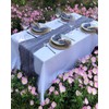FuSenYuan Dusty Blue Cheesecloth Table Runner 10FT 1Pack Rustic Boho
