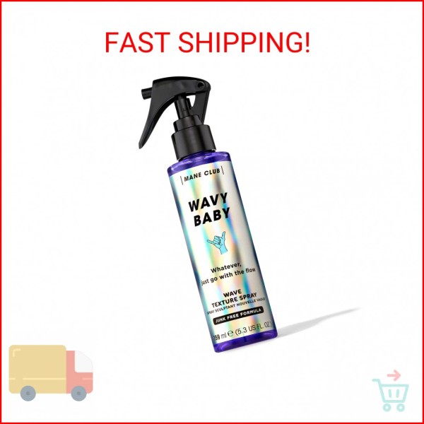 MANE CLUB Wavy Baby Wave Texture Spray, cruelty free, vegan,
