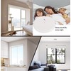 EverNary Window Vibration Alarm, 3Pack 125dB Loud Ultra-Slim Anti-Theft Alarm