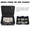 Secure Steel Cash Box with Combination Lock and Removable Tray