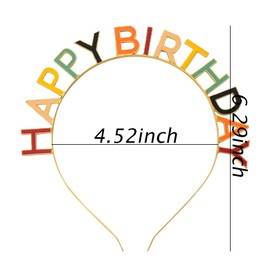 Happy Birthday Headbands for Women Girls Birtdahy Bday Gifts for Granddaughter Daughter Birthday Presents