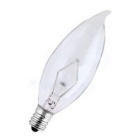 15-Watt B10 Candelabra Light Bulbs - Two Pack