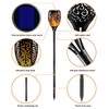 4-Pack Solar Lights Outdoor With Flickering Dancing Flame - Waterproof