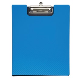 Klemmbrett MAULflexx, Durable A4 Writing Tablet, Retractable Hanging Loop. Clipboard Folder 4 Schreibmappe Blue