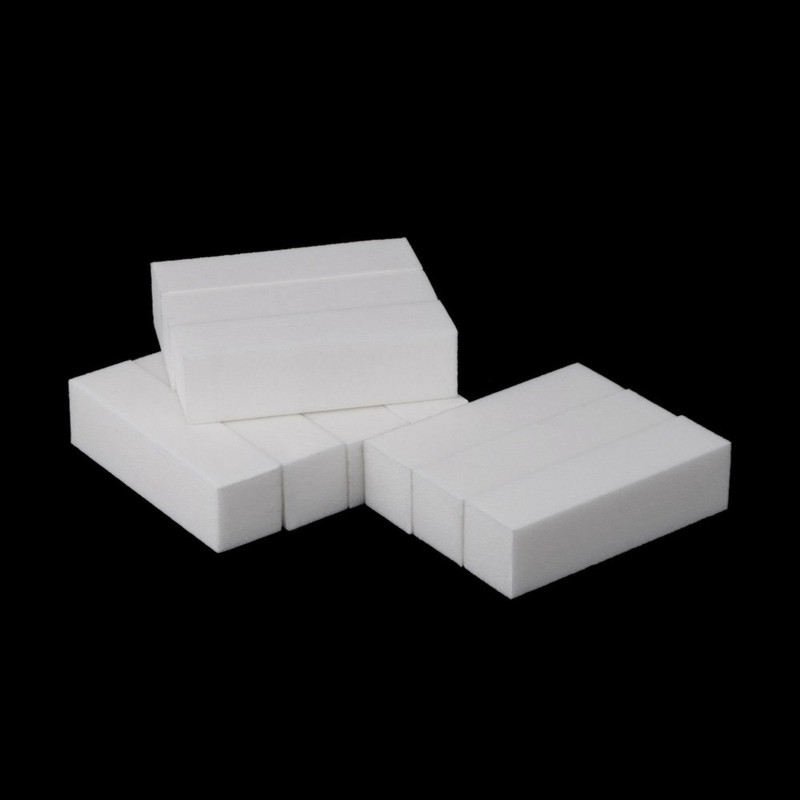 Anself Pack of 10 White Buffer Sanding Blocks Polishing Block