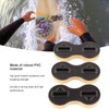 3 Pcs Surfboard Fin Box Round Cup Shape PVC Nine