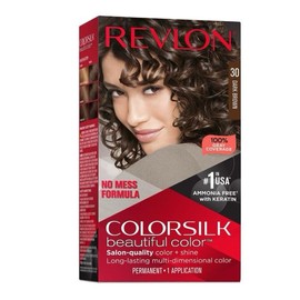 Revlon Colorsilk Beautiful Color Permanent Hair Color 54 Light Golden Brown - 100% Coverage, Long-Lasting Multi-Dimensional Formula Haircare - Color: Dark Brown