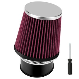 FVRITO Mini Bike Air Filter Cleaner Kit for Predator 212cc 224cc Coleman CT200U CT200U-EX BT200X KT196 Go Kart Baja Warrior MB200 196cc GX160 GX200 420cc GX390 Clone Engine Performance Parts Red