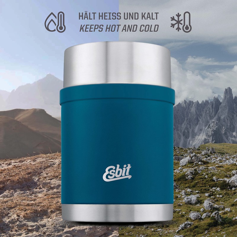 Esbit Sculptor Thermal Food Container 1000 ml in Polar Blue