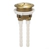 QiANGRENSD Flush Button Brushed Brass Universally Toilet Dual Flush Button