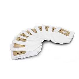 Genuine Bags for 8 Quart Backpack Vacuum Cleaners, 10 Pack, Cloth Style HEPA Filtration, Disposable, Compatible with Multiple Models