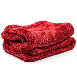 Nuke Guys Gamma Dryer S – Ultra Absorbent Handy Drying Cloth 1400 gsm Red 40 x 40 cm – Lint-Free Rounded Soft Fibres Scratch-Free – Premium Microfibre Cloth for Cars, Motorcycles, Bicycles