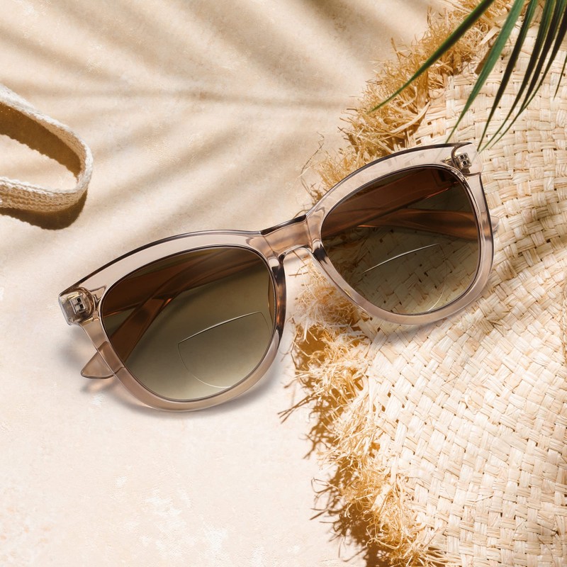 EASY READ-Gafas de sol de lectura bifocales para mujer, lectores