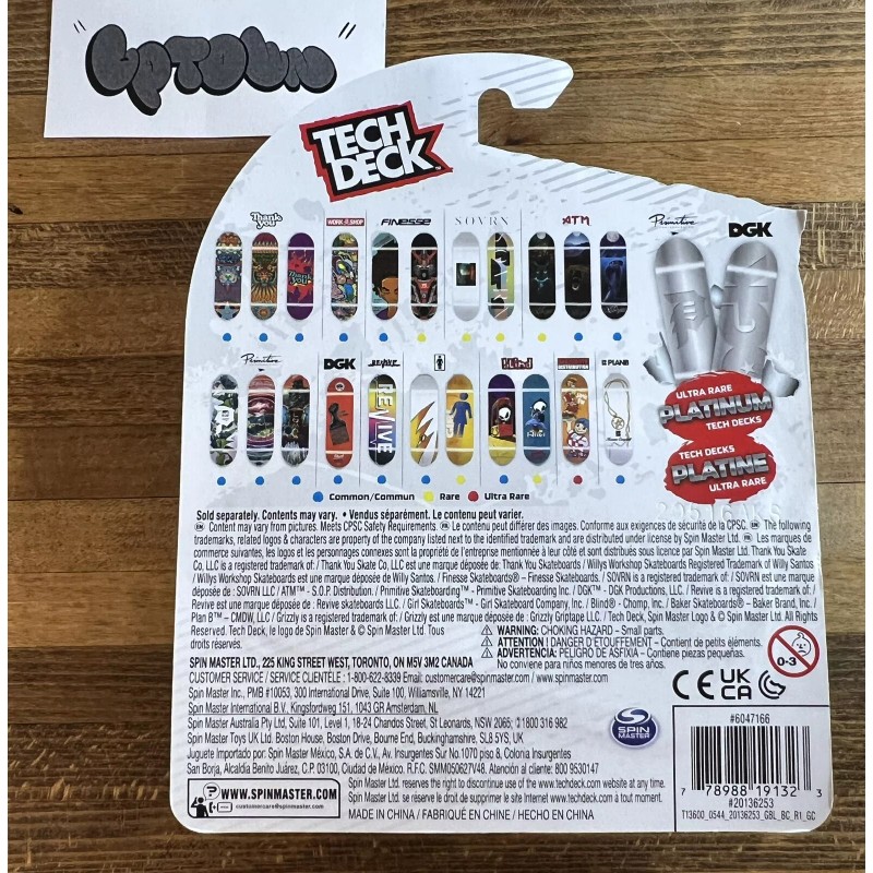 Tech Deck DGK Skateboards Platinum Tech Deck Fingerboard Ultra Chase