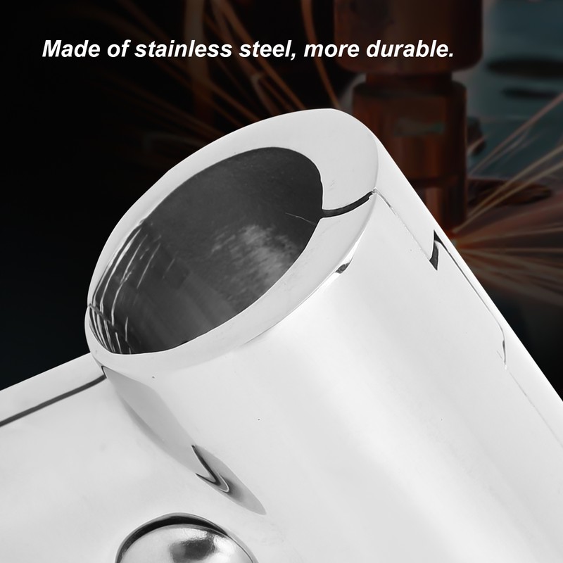 Stainless Steel Tee Split Connector 3 Way Tube Connecting Pipe