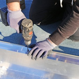 4'' X 50' Aluminum Flashing Roll Metal Roof Flashing for Garden Aluminum Roofing Panels Strips for Stains Prevention, Sealing Windows Doors