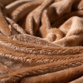 Ice Fabrics Solid Minky Fabric by The Yard - Soft, Smooth and Luxury 58/60" Extra Wide Camel Minky Fabric for Blankets, Apparel, Baby Accessories, Throws, Pillows & More - Camel - 1 Yard