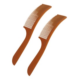 VICASKY Men's Hair Comb Set Wide Tooth Fine Tooth S-shape Curved Combs Hair Styling Accessory for Barber