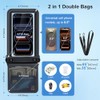 Rynapac Floating Waterproof Phone Pouch - 2 Pack for Beach