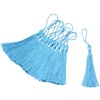 100pcs 13cm/5 Inch Silky Floss bookmark Tassels with 2-Inch Cord