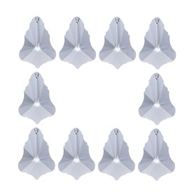 longsheng 10pcs Crystal Prisms Heart Shape Chandelier Drop Parts Free Hanging Rings Curtain Lamp Drop 50mm Rainbow Maker Wedding Decor