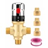 Thermostatic Mixing Valve for Shower Systems – Lead-Free Brass G1/2