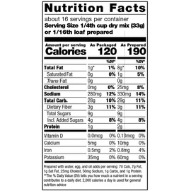 PAMELAS MIX BREAD AMAZING WF GF, 19 OZ, PK- 6