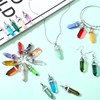 150 Pieces Healing Crystals Earrings for Women Quartz Stone Pendants