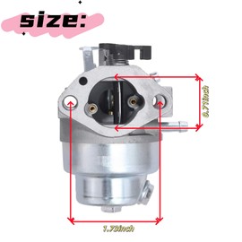 Gcv160 Carburetor Compatible with Honda Gcv 160 Gcv160la Gcv160A Gcv135 Gc135 GCV160LE HRT216 HRB216 HRS216 HRZ216 Engine Parts Carb Replaces 16100-zm0-804 16100-z0l-023 16100-z0l-013