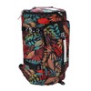 Printed Backpack Polyester Large Capacity Multifunctional Outdoor Leisure Travel BagRed