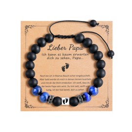 YELUWA Werdender Papa Geschenk, Du Wirst Vater Geschenk, Armband Werdender Papa, Bester Papa Armband Geschenke für Ehemann zum Ersten Vatertag Geburtstag Verkündung Schwangerschaft Vatertag Geburtstag