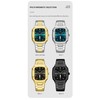 Cuadrado Reloj de Pulsera para Hombre de Acero Inoxidable con