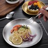 Desirable Stainless Steel Round Plates Small Plates Large Plates Dinner