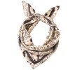 Prettystern 100% Silk Neckerchief Women Men Paisley Silk Scarf Summer