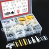 Hilitchi 212-Pcs [11-Sizes] Plastic Drywall and Hollow-Wall Anchor with Screws