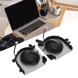 Cuifati Laptop CPU Cooling Fan Notebook Internal Cooler Replacement for MSI GF75 Thin 8RC 8RD 9SC 9SD PAAD06015SL N415 N416 4 Pin Lightweight Cooling Fan (CPU and GPU Fan)