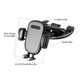 Tookie Car Phone Mount, CD Player Slot Car Phone Holder 360° Rotation Air Vent Phone Mount Adjustable Cell Phone Cradle Universal Vehicle Phone Mount Supplies