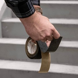 Buyers Products AST215 Anti-Skid Tape, 2" x 15', Traction Tape for Stairs, Grip Tape for Steps