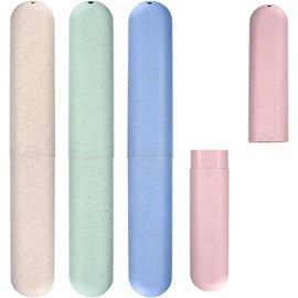 Yrlehoo 4 Stück Zahnbürsten-Etui, Zahnbürstenbox, Zahnbürstenkopf Schutzhülle, Zahnbürste Container, Tragbare Zahnbürstenhülle Geeignet für Reisen, Familie