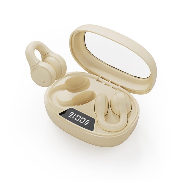 Clip On Open Ear Earbuds Wireless Bluetooth Small Earclip Outer