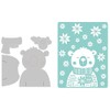 Sizzix Christmas Thinlits Die Set & Embossing Folder Cozy Bear