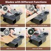 YSJWAER Mini Small Multi-Functional Table-Saw - Portable Crafts Table Saw