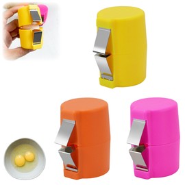 3pcs Eggshell Opener Set, 2024 Updated Handheld Egg Cracker Tool, Multifunctional Egg Cutter & Separator for Easy Cooking, Baking & Camping,Quickly Cutting Off Cooked Eggs for Home Kitchen Use