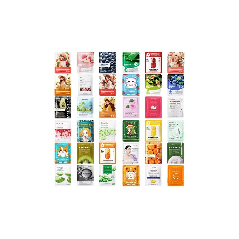 Pack De 200 Piezas Mascarillas Faciales Surtidos Coreanas