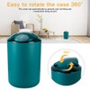 OTOSTAR Bathroom Accessory Set 8 Pcs Blue Bathroom Accessories Set